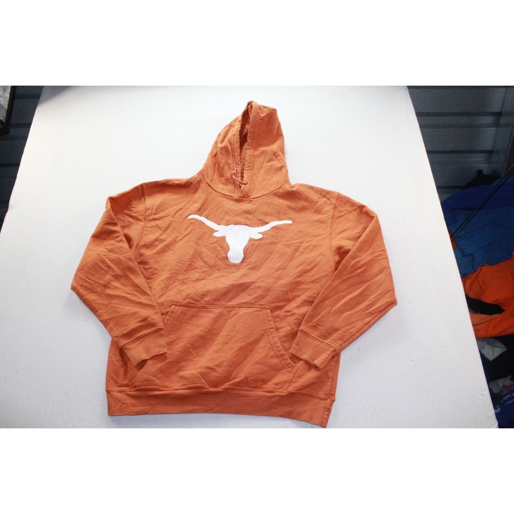 Knights Apparel Texas Longhorns Football Hoodie‎ Ncaa Mens L Orange Long Sleeve